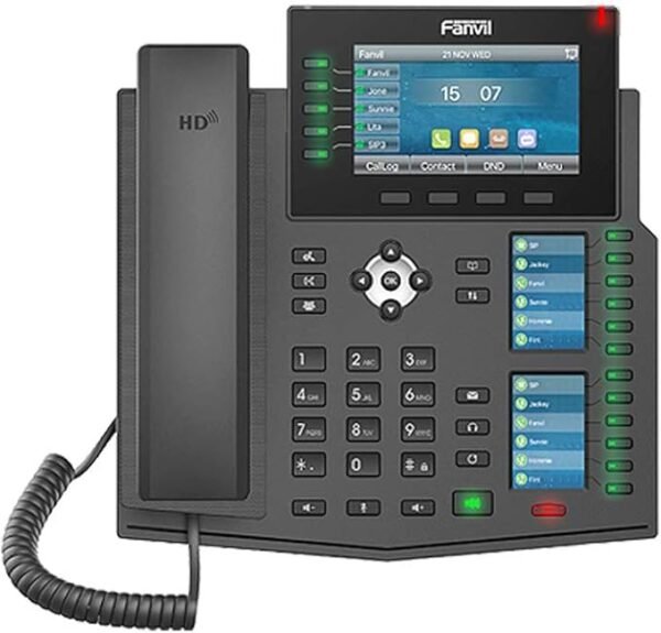 Telefono Ip 20 Lineas Sip Gigabit Poe Ipv6 Bluetooth - Imagen 2