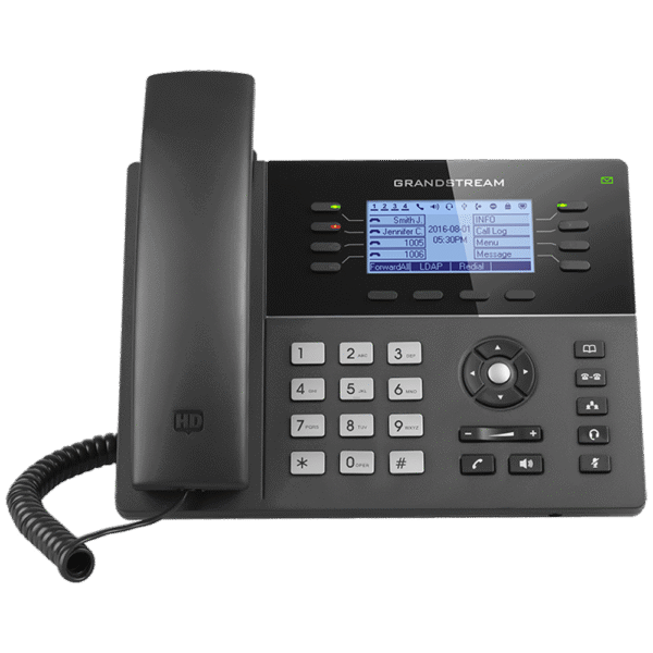 Teléfono Ip Grandstream 4 Cuentas 8 Lineas 2 Rj45 Poe Lcd
