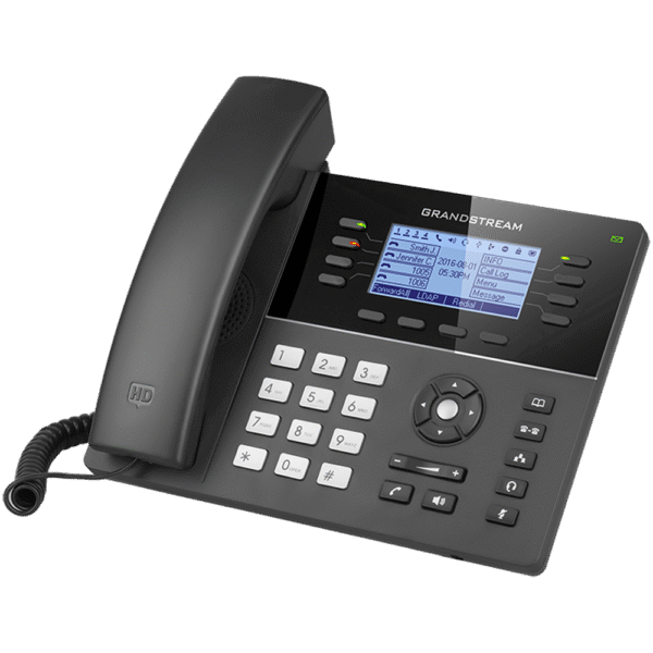 Teléfono Ip Grandstream 4 Cuentas 8 Lineas 2 Rj45 Poe Lcd - Imagen 3