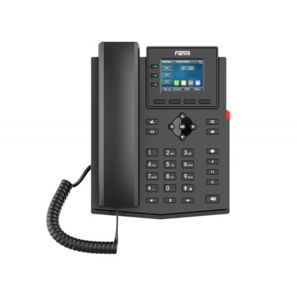 Teléfono Ip 4 Lineas Sip Poe  6 Vias  Lcd Color Audio Hd